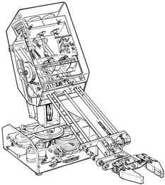 Atlas robot arm cutaway